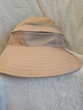 Women's Lightweight Tan Sun Hat/Visor- Breathable UPF Shade